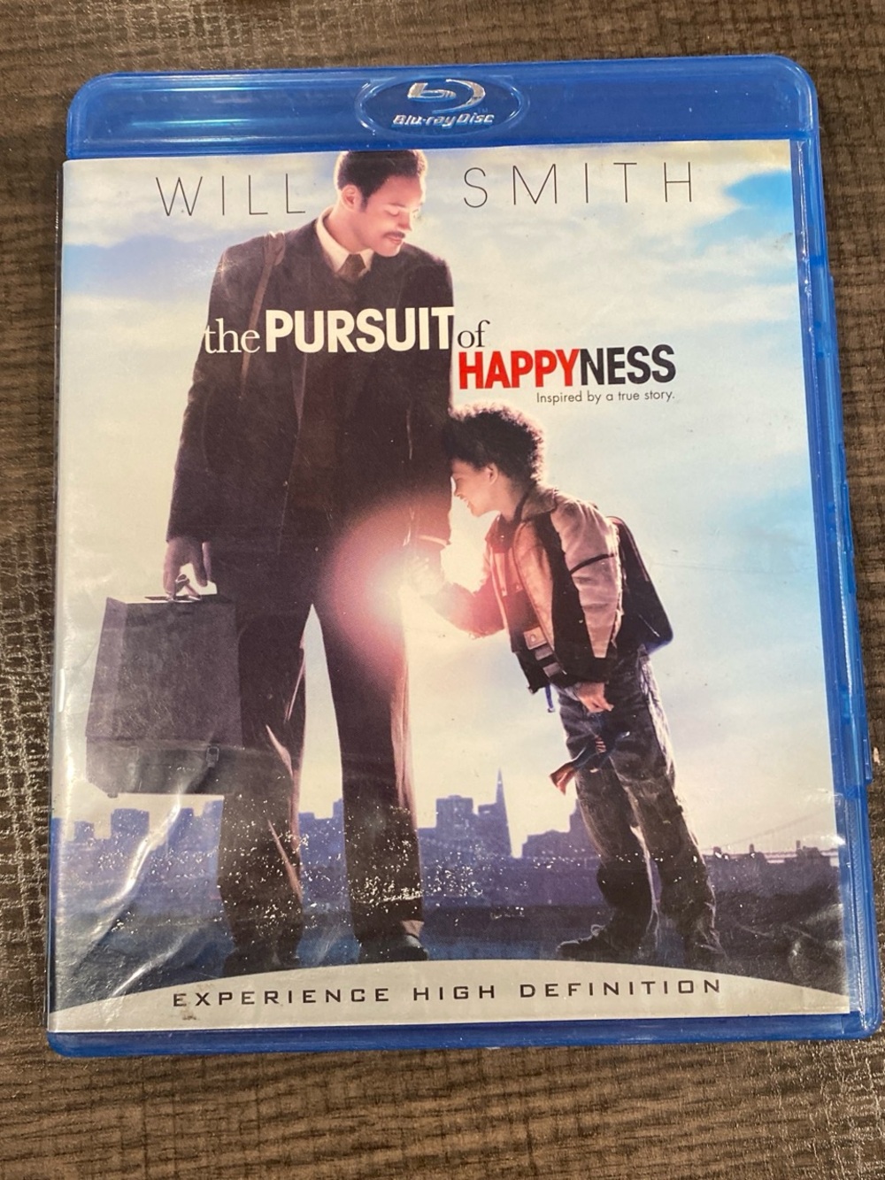 The Pursuit of Happyness Blu-ray - Will Smith - Black Coat Artwork